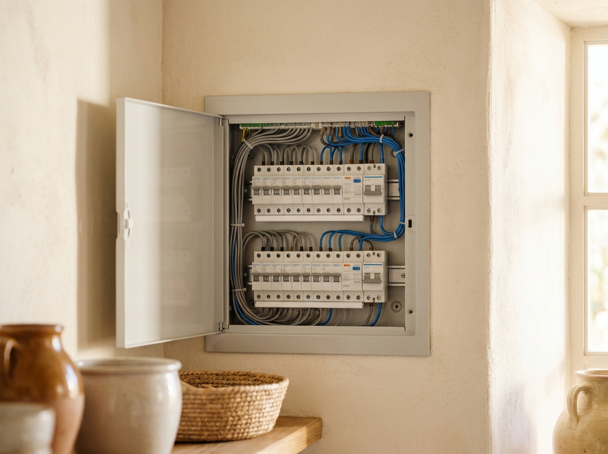 Cuadro eléctrico instalado